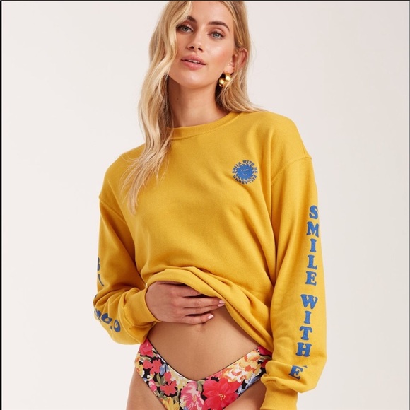 🌴🔆BILLABONG- SMILE WITH ME SWEATSHIRT🔆🌴 - Picture 10 of 12